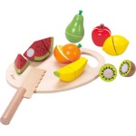 Classic World Wood Fruits on Cutting Wood C2824 6927049001086