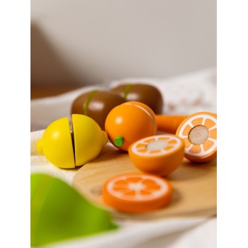 Classic World Wood Fruits on Cutting Wood C2824 6927049001086