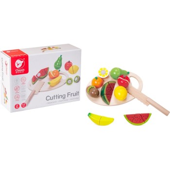Classic World Wood Fruits on Cutting Wood C2824 6927049001086