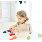 Classic World Wooden Vegetables on Cutting Wood C2825 6927049001093