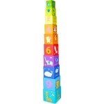 Classic World Stacking Cubes With Animals and Numbers C3567 6927049002106