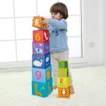 Classic World Stacking Cubes With Animals and Numbers C3567 6927049002106
