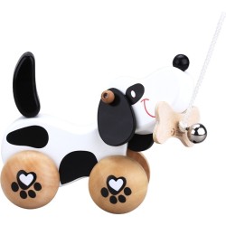 Classic World Wooden Sled Dog C3300 6927049001604