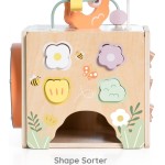 Classic World Multi-activity Wooden Cube Bees C20192 6927049021923