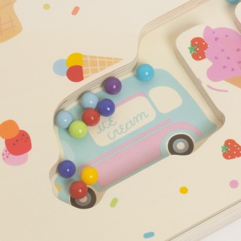 Classic World Wooden Magnetic Maze With Ice Creams C20237 6927049022371