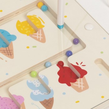 Classic World Wooden Magnetic Maze With Ice Creams C20237 6927049022371