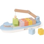 Classic World Wooden Boat With Bricks C20186 6927049021862