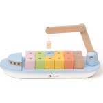 Classic World Wooden Boat With Bricks C20186 6927049021862