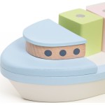 Classic World Wooden Boat With Bricks C20186 6927049021862