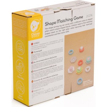 Classic World Wooden Logic Game With Patterns C20236 6927049022364