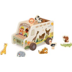 Classic World Wooden Vehicle With Animals C20257 6927049022579