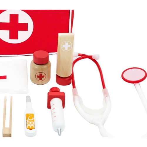 Classic World Wooden Doctor's Suitcase Set C54419 6927049054419