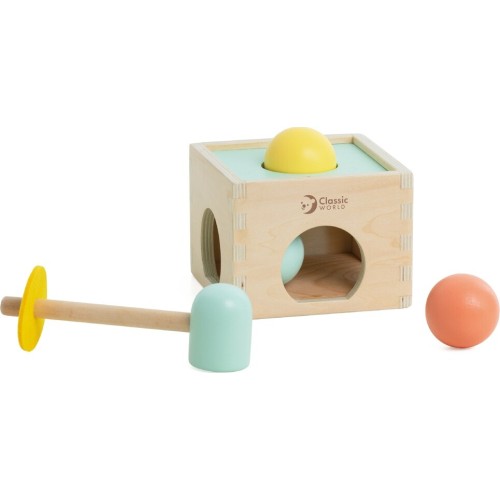Classic World Ξύλινο Σετ για Μωρά 6Μ+ Hello Box C10028 6927049010286