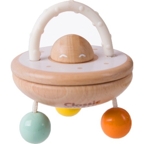 Classic World UFO Wooden Baby Rattle C10006 6927049010064
