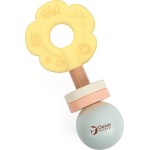 Classic World Wooden Flower Rattle With Chew C10037 6927049010378