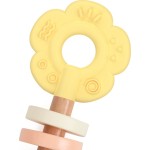 Classic World Wooden Flower Rattle With Chew C10037 6927049010378