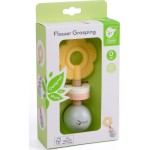 Classic World Wooden Flower Rattle With Chew C10037 6927049010378