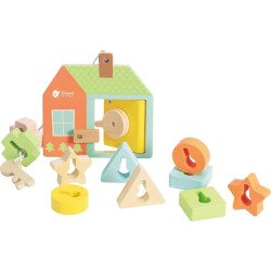 Classic World Wooden Skill House With Locks C20143 6927049021435