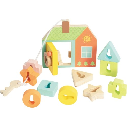 Classic World Wooden Skill House With Locks C20143 6927049021435