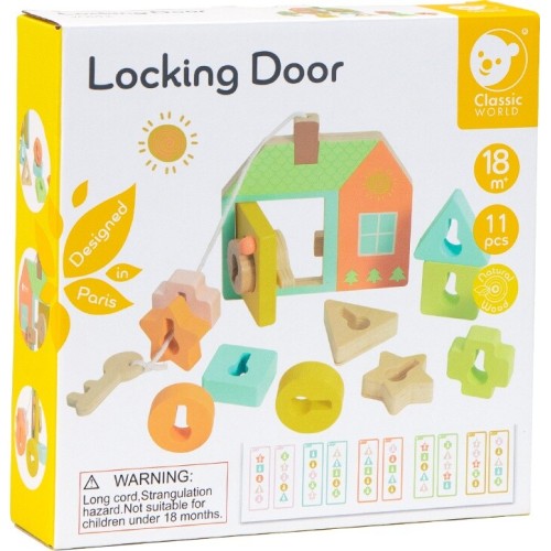 Classic World Wooden Skill House With Locks C20143 6927049021435