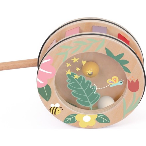 Classic World Wooden Children's Wheel Rainbow C10537 6927049015373