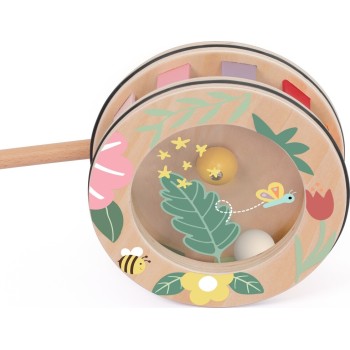 Classic World Wooden Children's Wheel Rainbow C10537 6927049015373