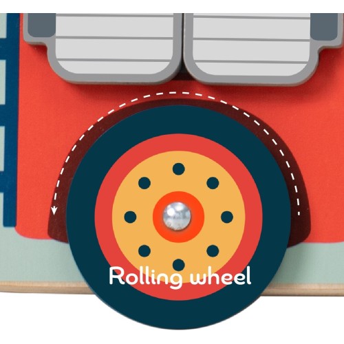 Classic World Wooden Activity Board Fire Truck C20168 6927049021688