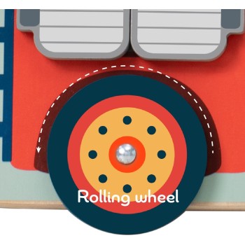 Classic World Wooden Activity Board Fire Truck C20168 6927049021688