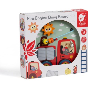 Classic World Wooden Activity Board Fire Truck C20168 6927049021688