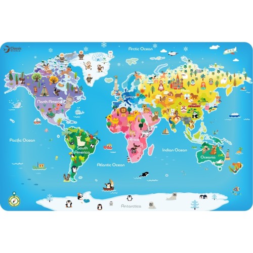 Classic World Παζλ Χάρτης του Κόσμου C40074 6927049040740