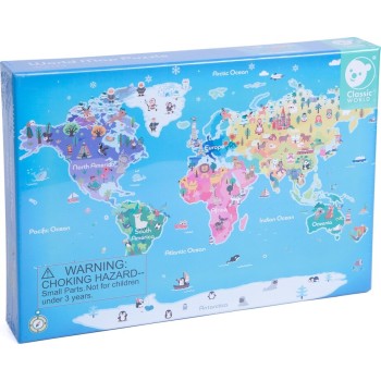Classic World Παζλ Χάρτης του Κόσμου C40074 6927049040740