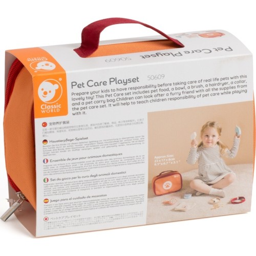 Classic World Wooden Veterinarian Case Set C50609 6927049056093