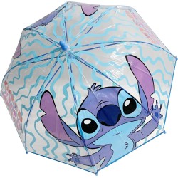 chanos Childrens Rain Umbrella With Cane Simple R45cm poe Liloandstich Good Vibes 9658 5203199096587