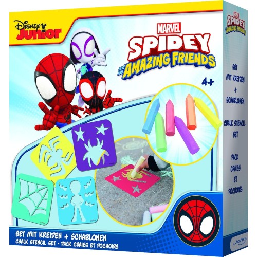 John Κιμωλίες με Στένσιλ Disney and Marvel 40564 4006149405641