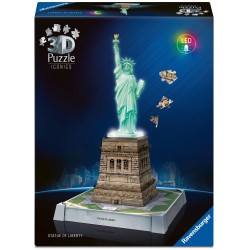 Ravensburger 3D Iconics Statue of Liberty Night Edition 108pcs 12008027 4005555080275