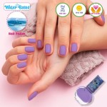 kids licensing Disney Stitch Non-Toxic Peel-Off Water-Based Safe Quick Dry Nail Polish |Gift Kit Set For Kids Tweens Girls, Shim