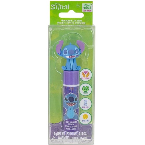 kids licensing Disney Stitch Lip Balm With Rubber Topper Stitch SI0035GG 719565498282
