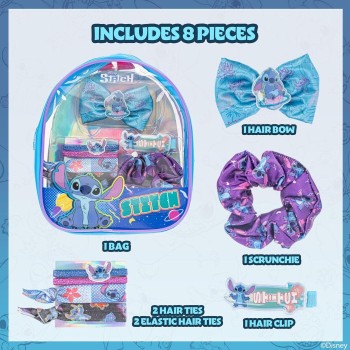 kids licensing Disney Stitch Τσάντα Με Αξεσουάρ Μαλλιών Stitch SI0056GG 719565509629