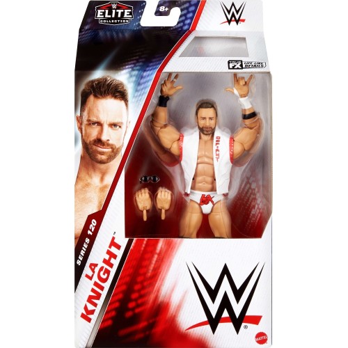 Mattel WWE Elite LA Knight Action Figure, Series 120, 6-inch Collectible With Articulation & Accessories GDF60 / JCJ29 194735271