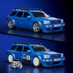 Mattel Brick Shop Hot Wheels '94 Audi Avant RS2 Building Toy Kit (253 Pieces), For Collectors JGR28 194735331550