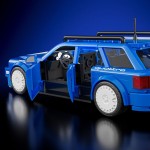 Mattel Brick Shop Hot Wheels '94 Audi Avant RS2 Building Toy Kit (253 Pieces), For Collectors JGR28 194735331550