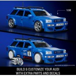 Mattel Brick Shop Hot Wheels '94 Audi Avant RS2 Building Toy Kit (253 Pieces), For Collectors JGR28 194735331550