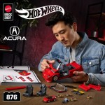 Mattel Brick Shop Hot Wheels ’90 Acura NSX Building Toy (876 Pieces), For Collectors JFT17 194735304806