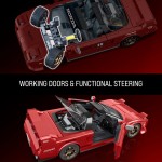 Mattel Brick Shop Hot Wheels ’90 Acura NSX Building Toy (876 Pieces), For Collectors JFT17 194735304806