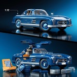 Hot Wheels Mattel Brick Shop Mercedes-Benz 300 SL Building Toy Kit (1600 Pieces), For Collectors HWW25 194735221899