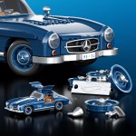 Hot Wheels Mattel Brick Shop Mercedes-Benz 300 SL Building Toy Kit (1600 Pieces), For Collectors HWW25 194735221899