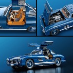 Hot Wheels Mattel Brick Shop Mercedes-Benz 300 SL Building Toy Kit (1600 Pieces), For Collectors HWW25 194735221899
