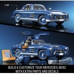 Hot Wheels Mattel Brick Shop Mercedes-Benz 300 SL Building Toy Kit (1600 Pieces), For Collectors HWW25 194735221899