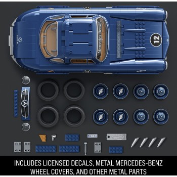 Hot Wheels Mattel Brick Shop Mercedes-Benz 300 SL Building Toy Kit (1600 Pieces), For Collectors HWW25 194735221899