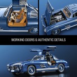 Hot Wheels Mattel Brick Shop Mercedes-Benz 300 SL Building Toy Kit (1600 Pieces), For Collectors HWW25 194735221899